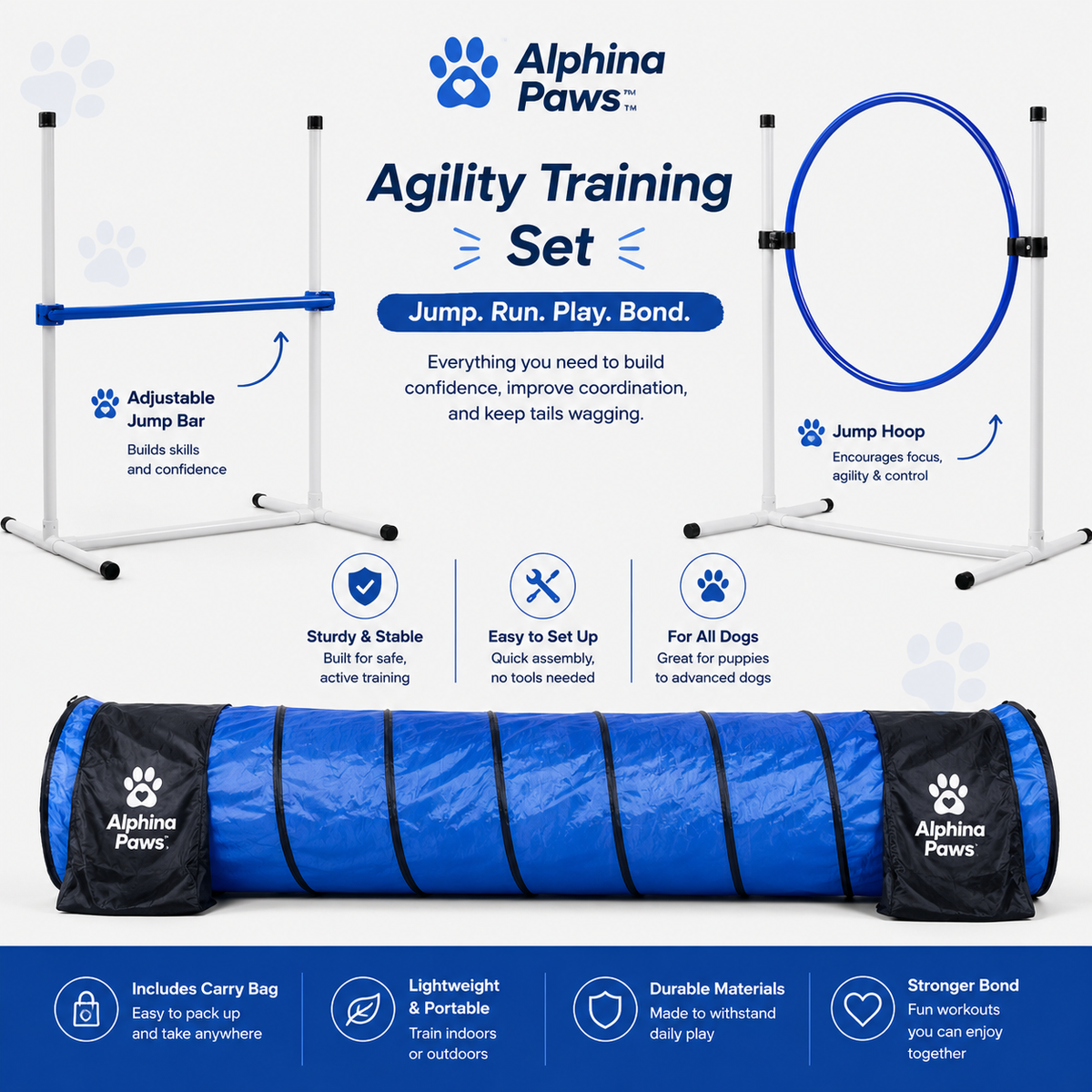 Alphina Paws Agility Training Set