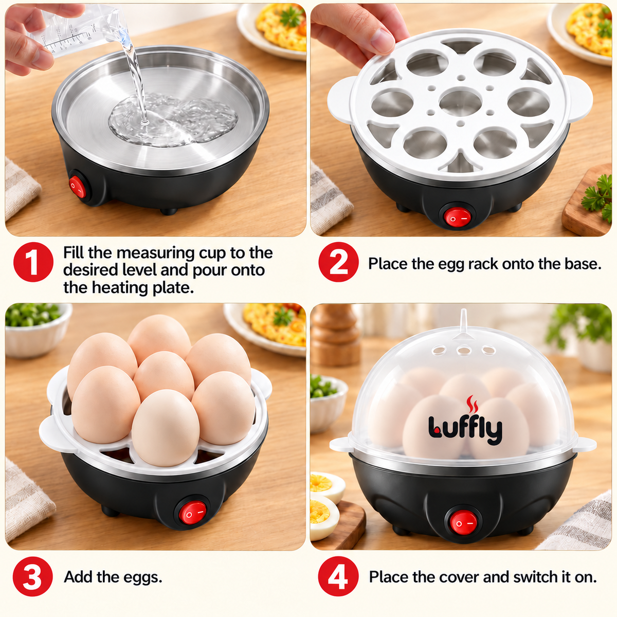Luffly™ Rapid Egg Cooker